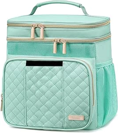 Large Water Resistant Toiletry Bag with Hanging Hook & Phone Pocket