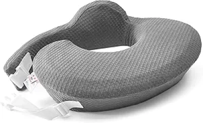 QSTEHEML Nursing Pillow - Adjustable Breastfeeding Pillow with Memory Foam & Removable Cover