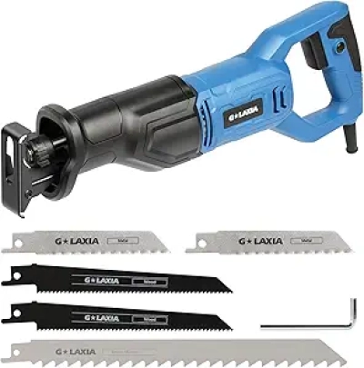6Amp Reciprocating Saw 2800RPM Variable Speed - 20mm Stroke Wood & Metal Cutting