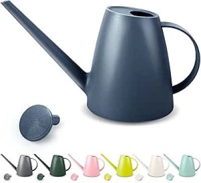 1.8L Watering Can with Detachable Shower Nozzle for Indoor & Outdoor Plants
