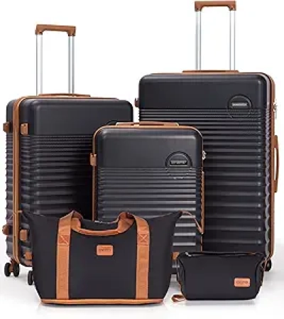 5-Piece Hardshell Luggage Set with TSA Lock & Spinner Wheels