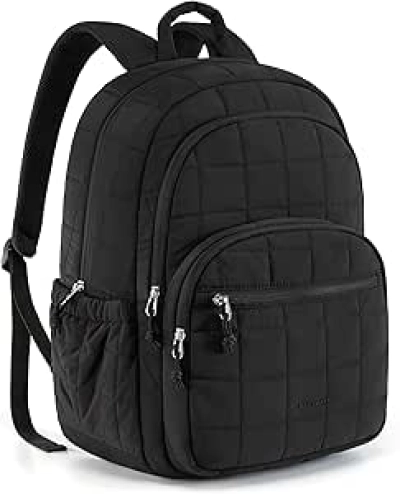 BAGSMART College Laptop Backpack for Women - 15.6" Water-Resistant Travel Daypack