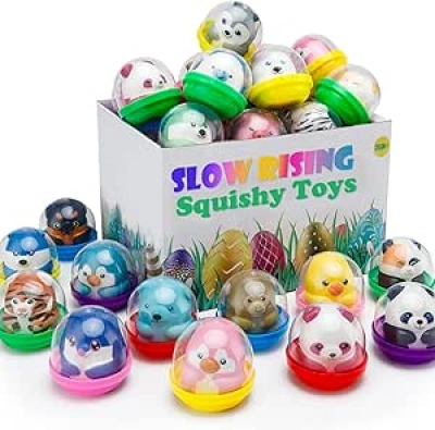 30 Pack Slow Rising Squishy Toys - Party Favors & Stress Relief Toys for Kids