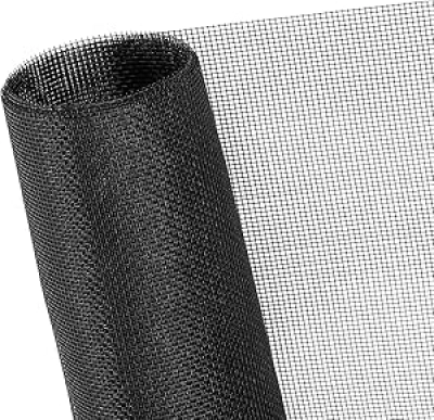 48x102 Fiberglass Window Screen Mesh - Durable Replacement for Doors & Windows