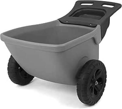 Heavy Duty Wheelbarrow with Tool Storage - 200 lbs Capacity, Made in USA