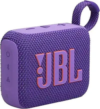 JBL Go 4 Portable Bluetooth Speaker - Waterproof, 7-Hour Battery & Big Bass