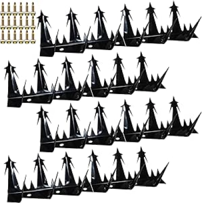 74'' Metal Anti Climb Spikes for Fences & Walls | Intruder Deterrent Security Spikes