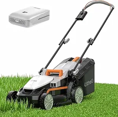 Litheli 13 Inch Cordless Lawn Mower 20V U20 Handy+ | Electric Mower with 4.0Ah Battery