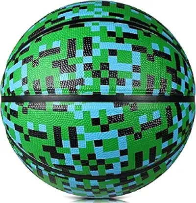 Official Size 5 Rubber Basketball for Indoor & Outdoor Play - Professional Grade