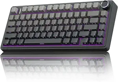AULA F75 Pro Wireless Mechanical Keyboard - 75% Hot Swappable Gaming Keyboard with RGB