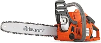 Husqvarna 120 Mark III 38cc Gas Chainsaw - 14" Bar for Home Wood Cutting