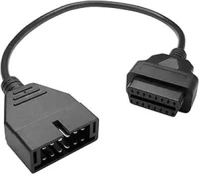 OBD1 to OBD2 GM Adapter Cable - 12 Pin to 16 Pin Scanner Connector