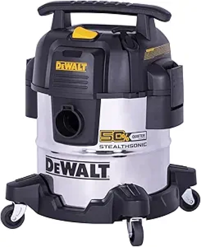 DEWALT 5 Gallon STEALTHSONIC Shop Vacuum - 4 HP Wet/Dry Vac with Quiet Technology