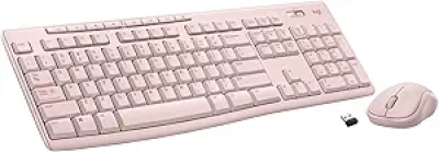 Logitech MK270 Wireless Keyboard and Mouse Combo - Rose