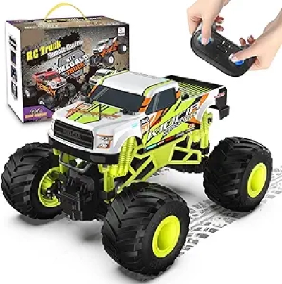 Scientoy 1:16 RC Monster Truck - 20KM/H All Terrain Remote Control Car for Kids Ages 4-7