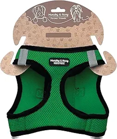Murphy & Roxy No-Pull Dog Harness for Small Dogs | Adjustable Reflective Vest