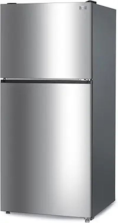 BLACK+DECKER 20.1 Cu. Ft. Top Mount Refrigerator - ENERGY STAR Stainless Steel Fridge