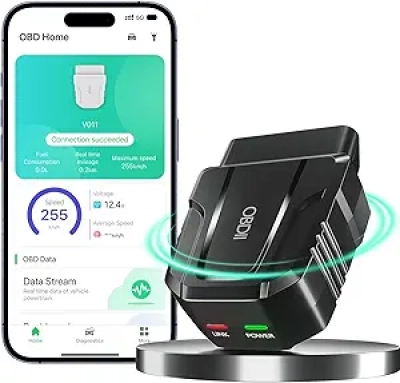 OBD2 Scanner Bluetooth 5.4 - Car Diagnostic Code Reader for iOS & Android