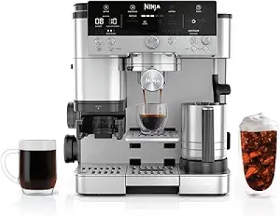 Ninja Luxe 3-in-1 Espresso, Drip Coffee & Cold Brew Machine with Grinder