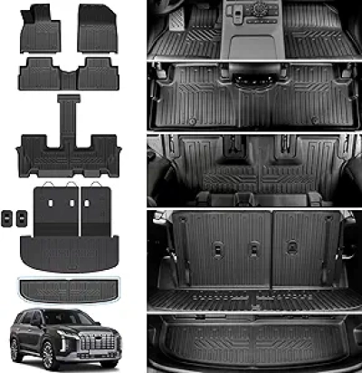Custom Fit Floor Mats for 2020-2025 Hyundai Palisade | All-Weather Protection