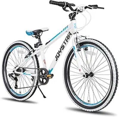 JOYSTAR Lubbock 24 Inch Kids Mountain Bike - Ages 9-12, 7-Speed Hardtail