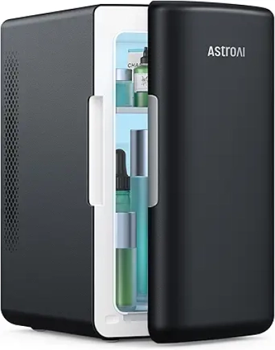 AstroAI Mini Fridge 2.0 Gen - 6L Portable Cooler Warmer for Makeup & Skincare