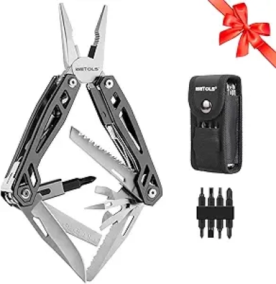 WETOLS 21-in-1 Multitool with Pliers & Knife - Best EDC Survival Gear for Men