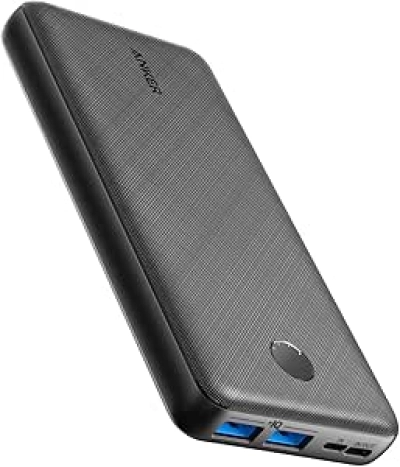 Anker 325 Power Bank 20000mAh - Fast Charging Portable Charger for iPhone & Android