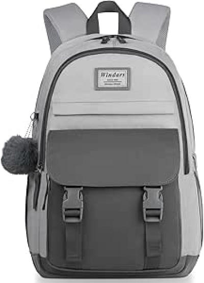 Teen Girl School Backpack with USB Charging Port & 15.6" Laptop Compartment
