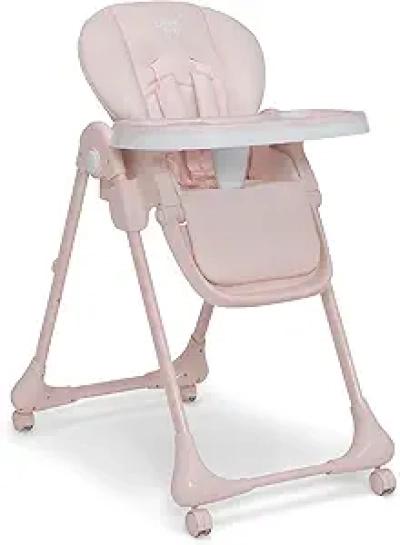 Little Folks SlimFold High Chair - Compact Folding Highchair for Babies & Toddlers