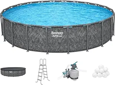 Bestway APX 365 22' x 52" Above Ground Pool with Sand Filter Pump & Cover