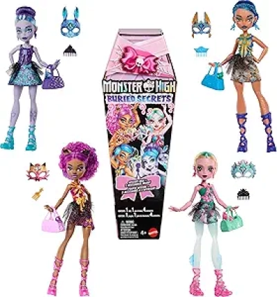 Monster High Buried Secrets Dolls - Haunted Dance Recital with Mystery Unboxing
