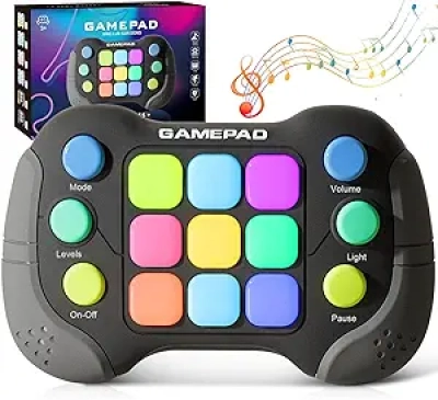 Christmas Fast Push Game Fidget Toy - 999 Levels, RGB Lights & Piano Mode