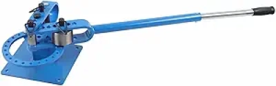 1-1/2in Manual Pipe Bender Set with 7 Dies - Benchtop Tubing Machine for Metal Fabrication