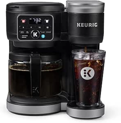 Keurig K-Duo Hot & Iced Coffee Maker - Brew Single Cup or 12-Cup Carafe