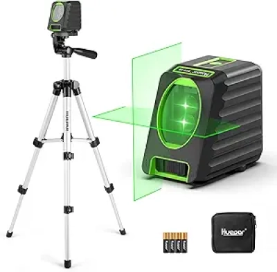 Huepar 150° Self Leveling Laser Level with 26in Tripod & Pulse Mode (197Ft)