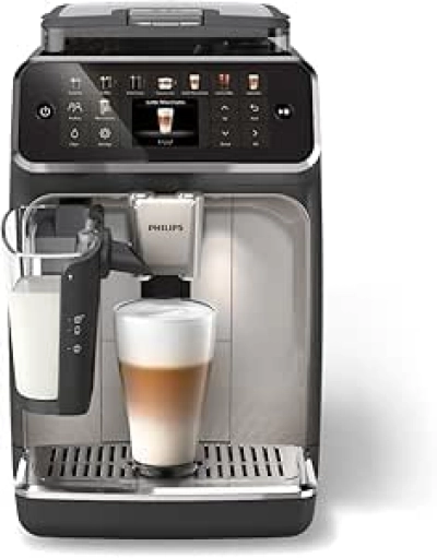 Philips 5500 Series Fully Automatic Espresso Machine - LatteGo Milk System & 20 Presets