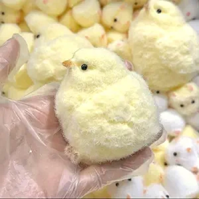 Handmade Soft Chick Squishy Toy - Stress Relief Fidget Toy for Kids & Adults