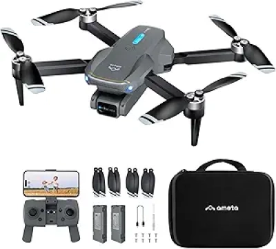 Ameta S20 Lite 4K UHD Drone with Camera - 36 Min Flight, Brushless Motor, FPV, Under 249G