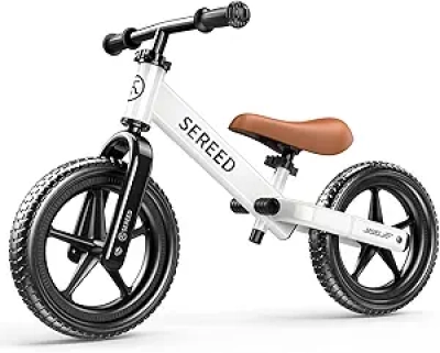 SEREED No Pedal Balance Bike for Toddlers 2-5 Years - Tool-Free Adjustable Seat & Handlebars