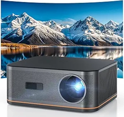 2000 ANSI 4K WiFi Projector with Auto Focus & Bluetooth - 300" Home Theater