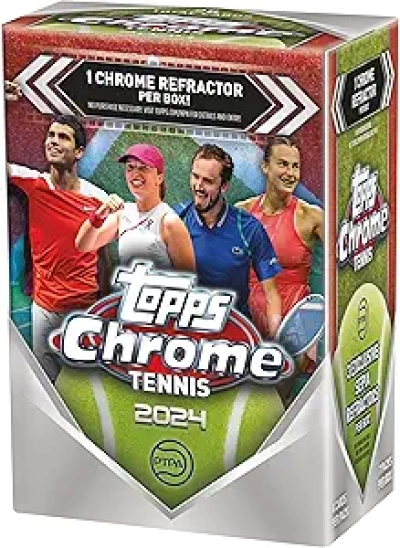 2024 Topps Chrome Tennis Retail Value Box - Exclusive Sepia Refractors & Inserts
