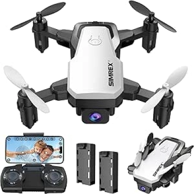 SIMREX X300C Mini Drone with 720P Camera - Foldable FPV Quadcopter for Beginners