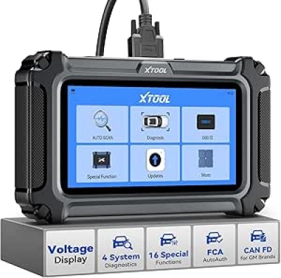 XTOOL D5S OBD2 Scanner - Advanced 16-in-1 Car Diagnostic Tool with CAN FD & AutoAuth