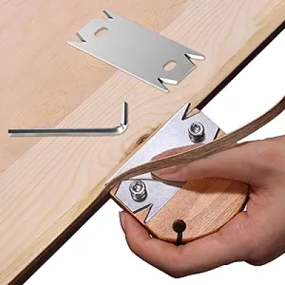 Professional Edge Banding Trimmer for Woodworking | Hand Planer with Replacement Blade