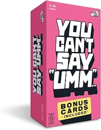 You Can't Say UMM Party Game - Hilarious Family & Adult Word Game Night