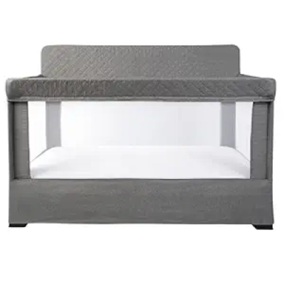 Baby Delight Lunaire Full Size Crib | Breathable Mesh & Tool-Free Assembly