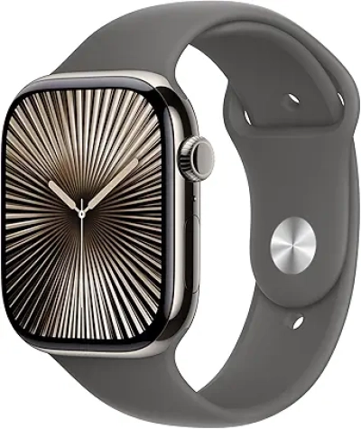 Apple Watch Series 10 GPS + Cellular 46mm Smartwatch | Titanium Case with ECG & Fitness Tracker