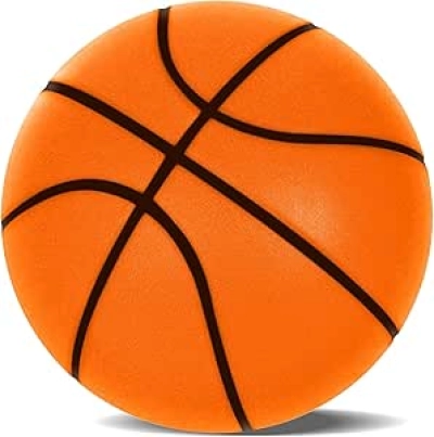 Silent Basketball Size 7 - High-Density Foam Indoor Dribbling Ball for Kids