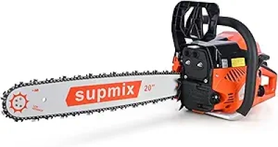 62cc Gas Chainsaw 20 Inch - Professional 2-Cycle Petrol Powered Saw for Tree Cutting